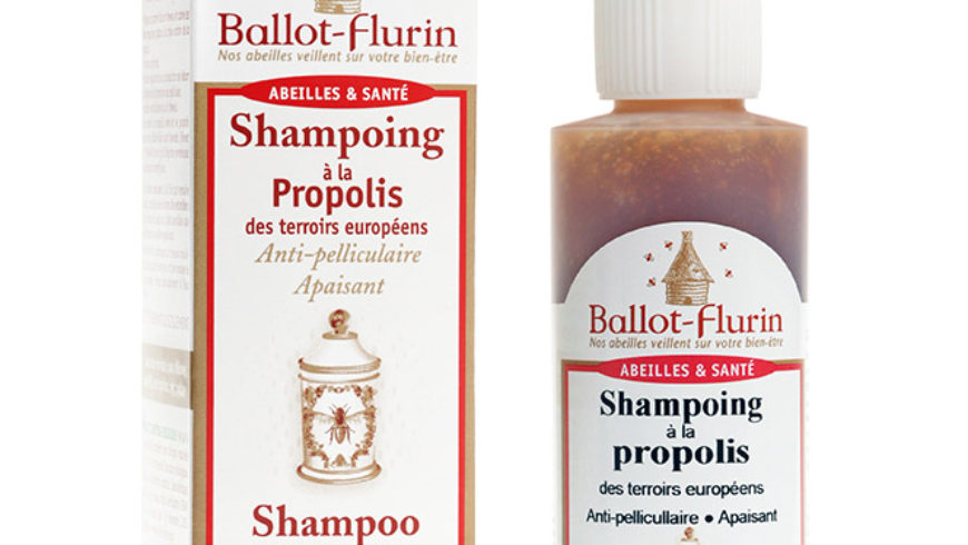 Champú con propóleo de campos europeos